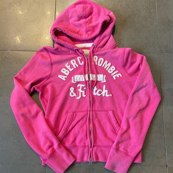 Abercrombie Signature Full Zip Hoodie - Picture 1 of 7